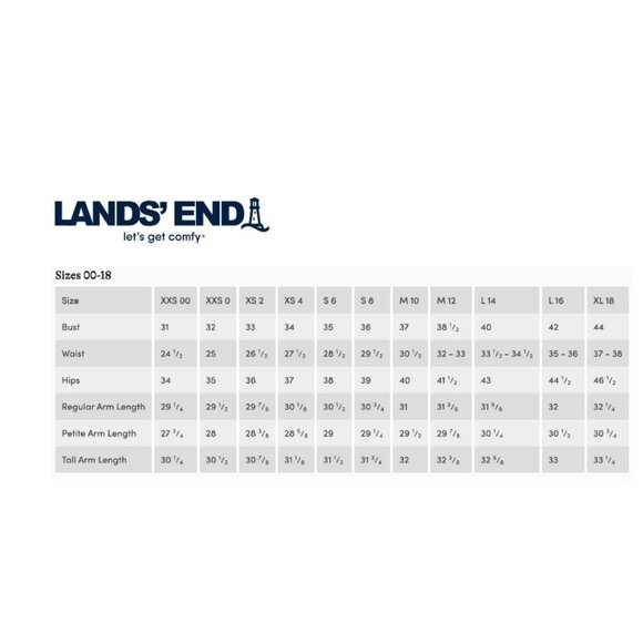 Lands' End Woman Plus Size LP/14/16 Zip-Front Fleece Vest Long Blue - Picture 9 of 9